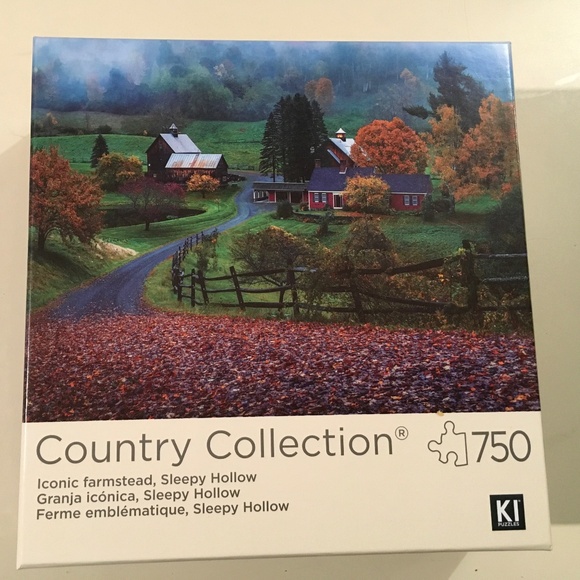 Pretty landscape 750-piece jigsaw puzzle Country Collection - Picture 1 of 3